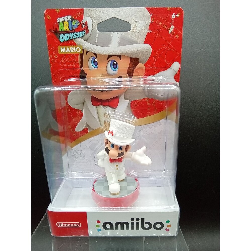 Super Mario Odyssey Wedding Mario Amiibo Figure NFC Accessory Nintendo Switch Wi